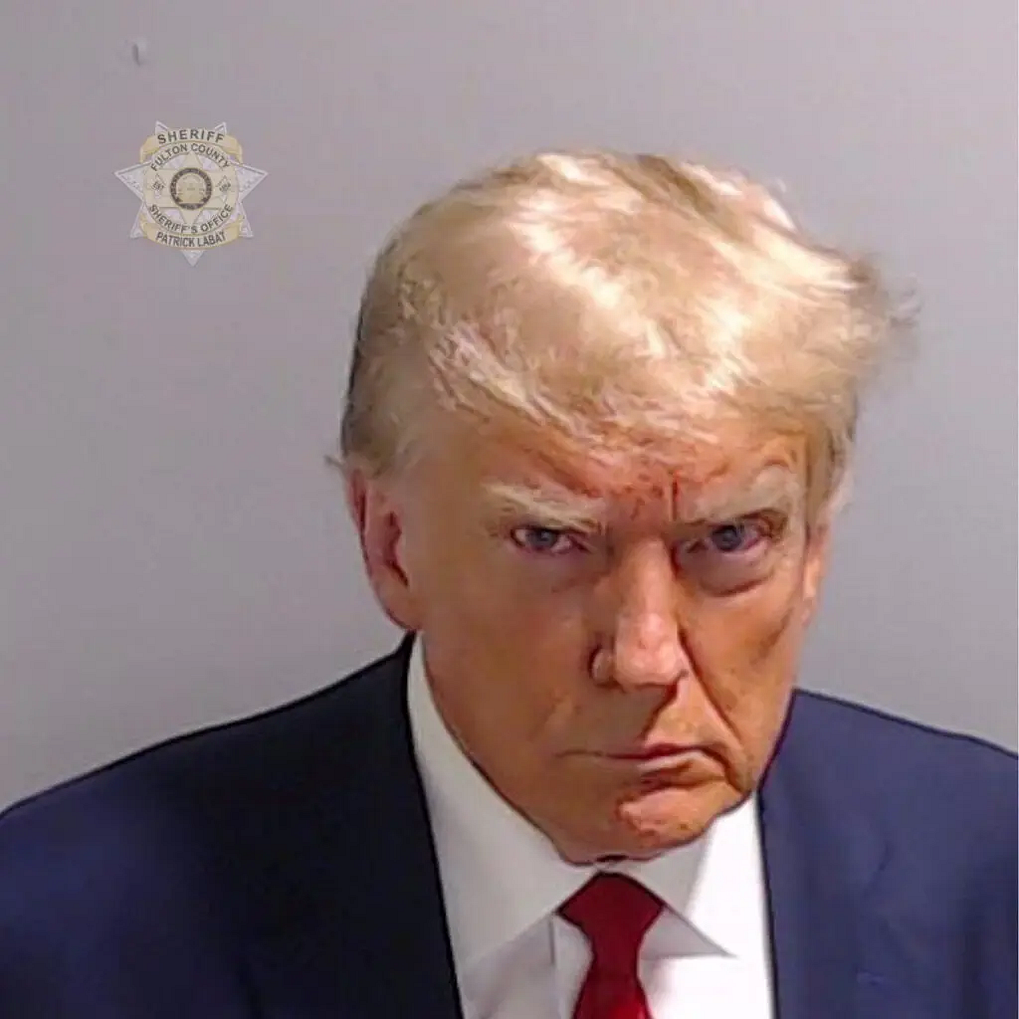 Donald Trump’s mugshot from Fulton County, Georgia, August 24th, 2023